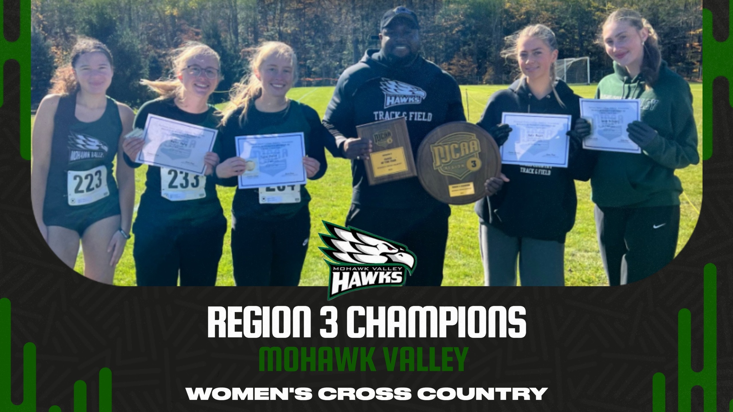 Women's Cross Country Repeats as  NJCAA Region 3 Championship